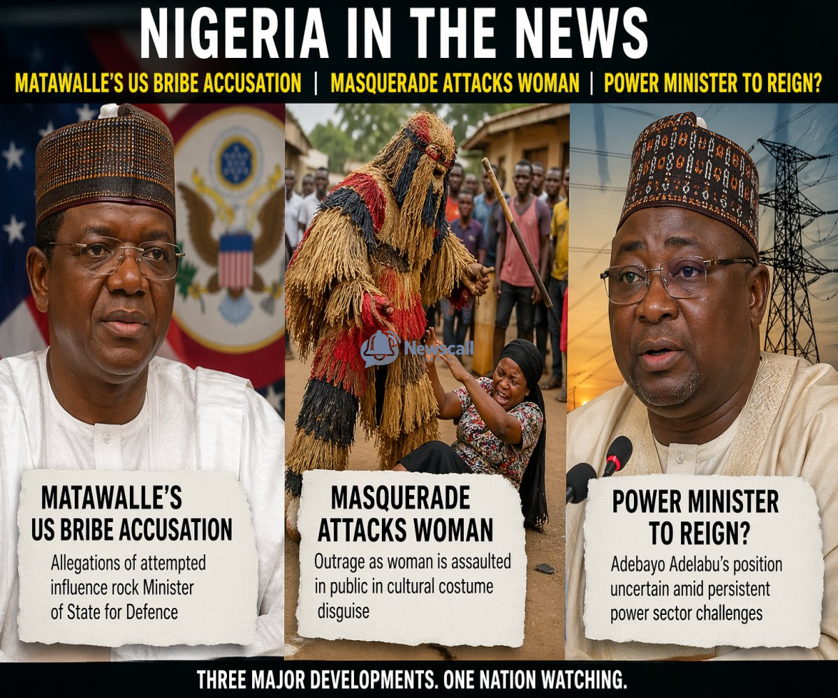 Matawalle Bribery Allegation, Masquerade Assault, and Power Ministry Shake-Up Stir Public Debate