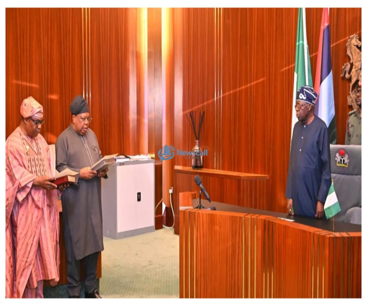 Tinubu swears in new Ministers for Power, Foreign Affairs